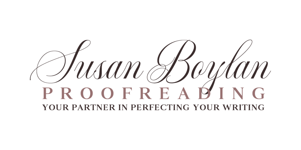 Susan Boylan, Proofreading. Your partner in perfecting your writing.